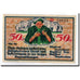 Banknote, Germany, Bremerhaven, 50 Pfennig, personnage, 1921, UNC(63)