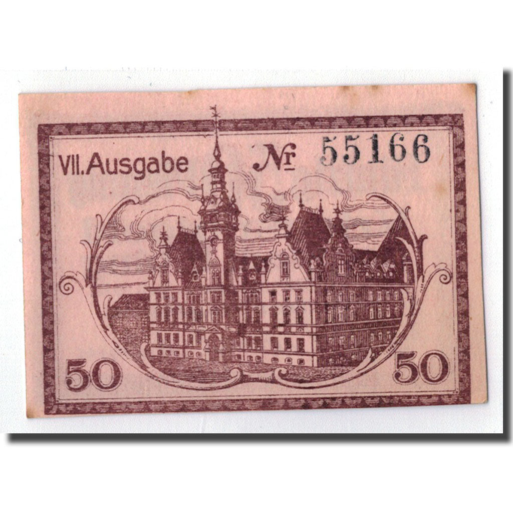 Banknote, Germany, Elbing, 50 Pfennig, paysage, 1920, 1920-04-01, UNC(63)