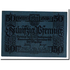 Banknote, Germany, Sommerfeld, 50 Pfennig, paysage, 1920, 1920-04-01, UNC(63)