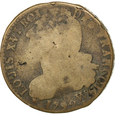Constitution, 2 Sols type François, 1792 W pointé, Arras, Gadoury 25