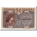 Geldschein, Österreich, Hausmening, 50 Heller, portrait, 1920, 1920-12-31, UNZ-