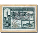 Banknote, Austria, St Valentin, 50 Heller, Eglise, 1920, 1920-02-14, UNC(63)