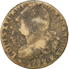 Monnaie, France, 2 sols françois, 2 Sols, 1792, Orléans, B+, Bronze