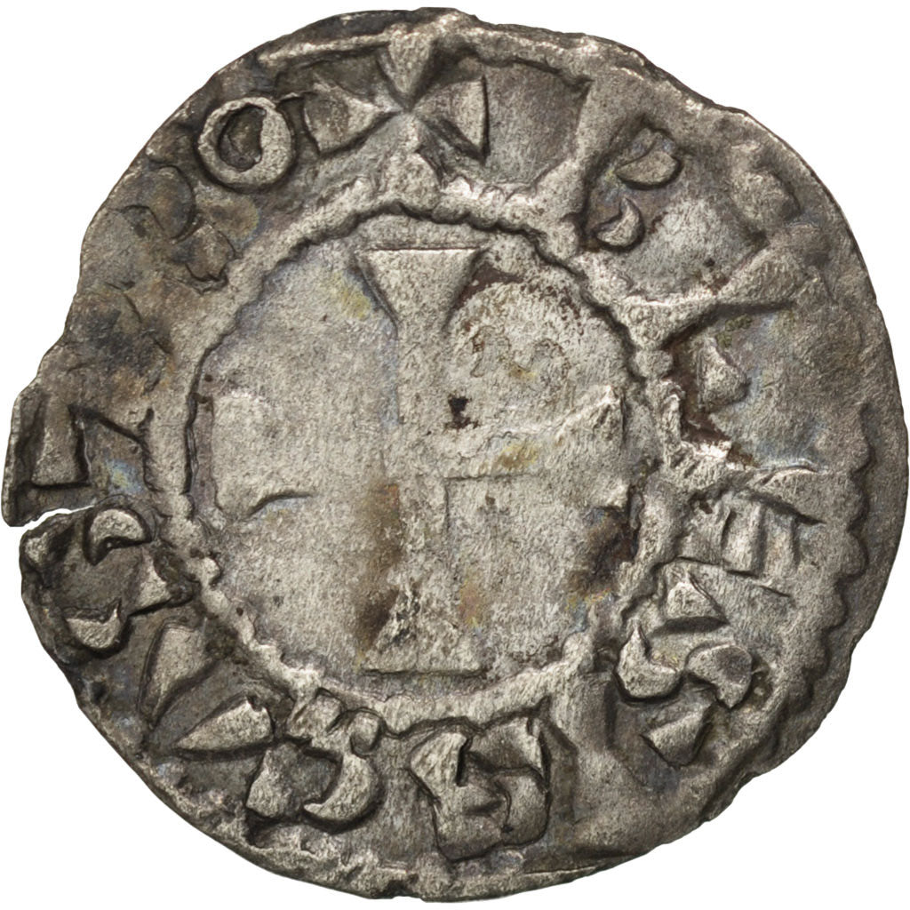 Francia, Denarius, Blois, BB, Biglione