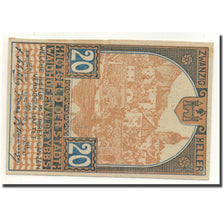 Banknote, Austria, Waidhofen a/d Ybbs, 20 Heller, paysage, 1920, 1920-02-01