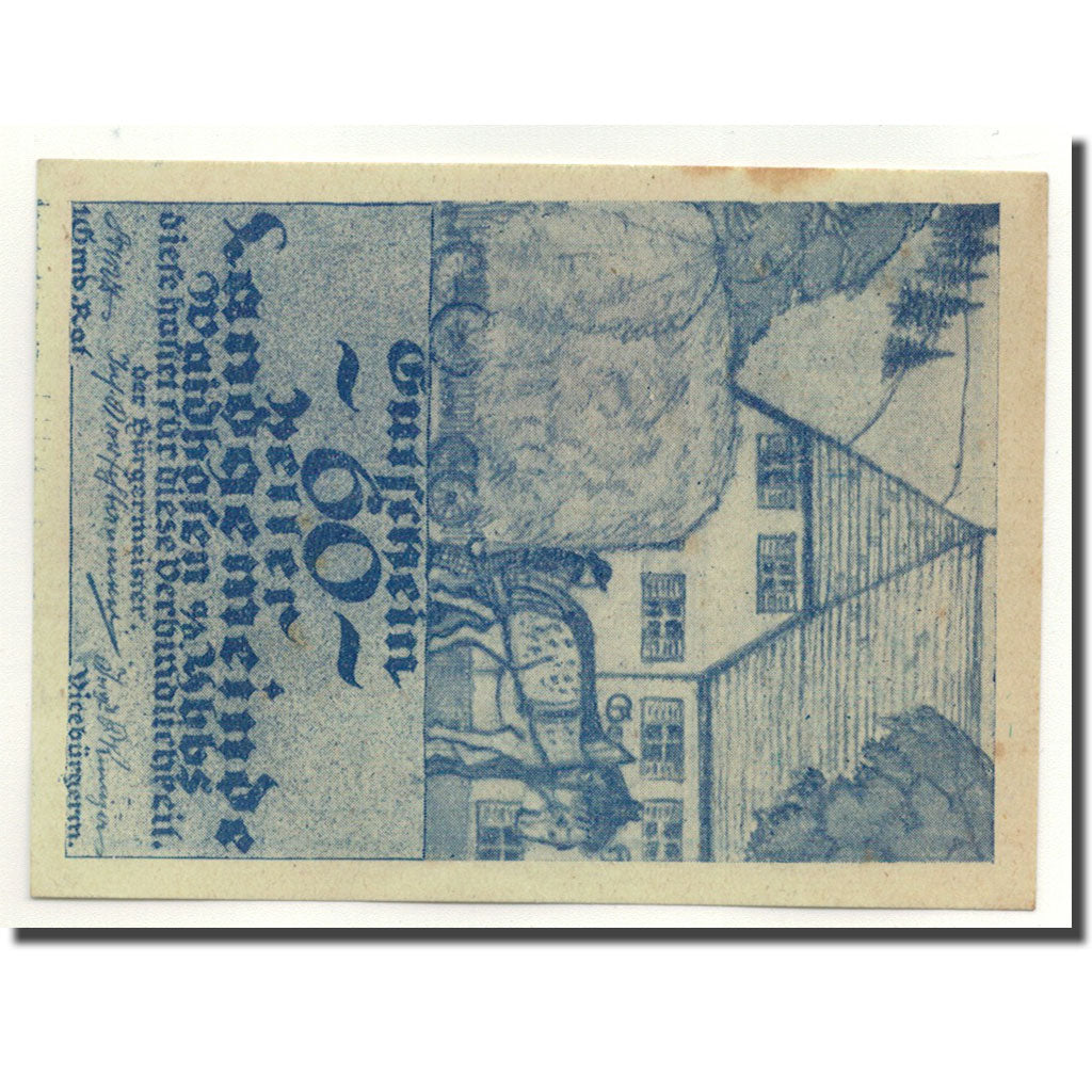 Banknote, Austria, Waidhofen a/d Ybbs, 60 Heller, agriculteur, 1920, 1920-05-01