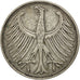 Moneta, GERMANIA - REPUBBLICA FEDERALE, 5 Mark, 1951, Hambourg, BB, Argento