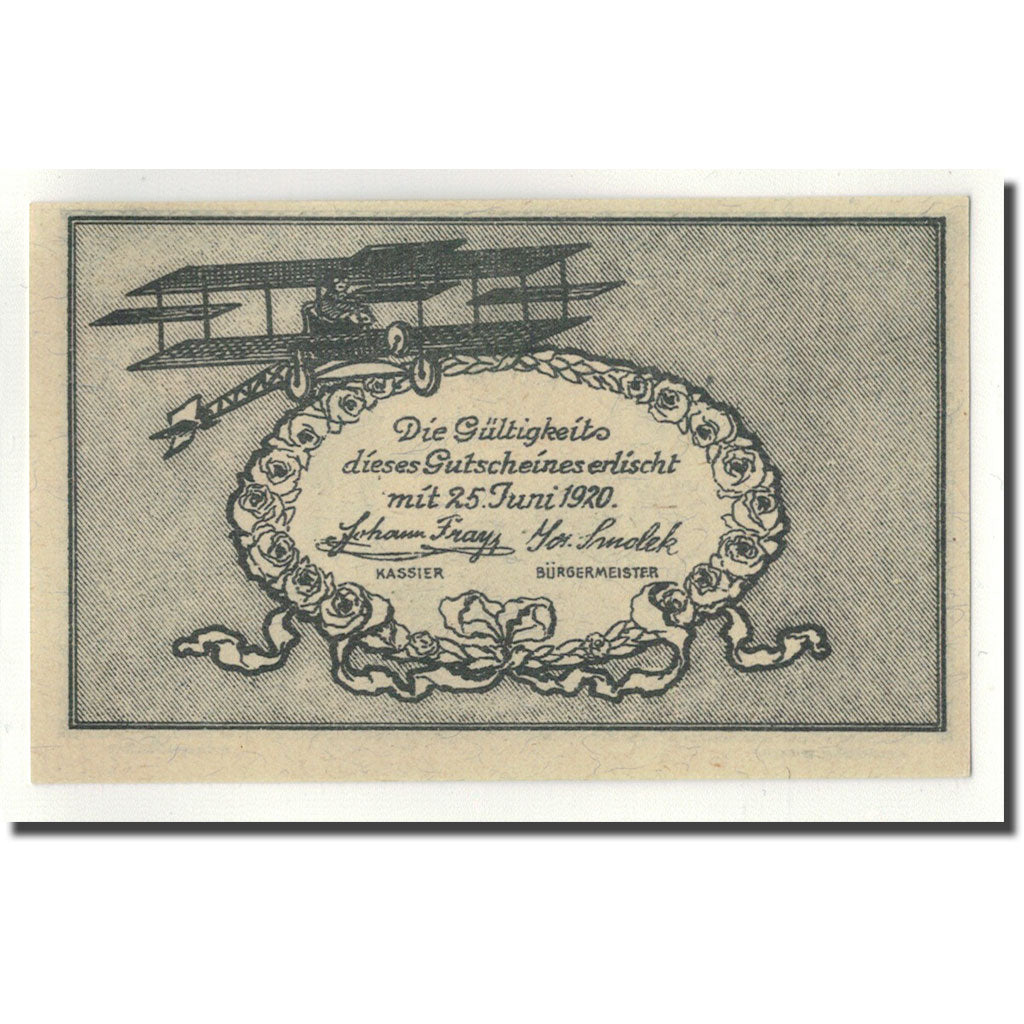 Banknote, Austria, Fischamend, 10 Heller, paysage, UNC(63), Mehl:202.1