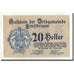 Geldschein, Österreich, Ernstbrunn, 20 Heller, Ecusson, 1920, 1920-06-01, UNZ-