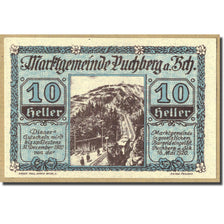 Banknote, Austria, Puchberg, 10 Heller, paysage, 1920, 1920-05-16, UNC(63)