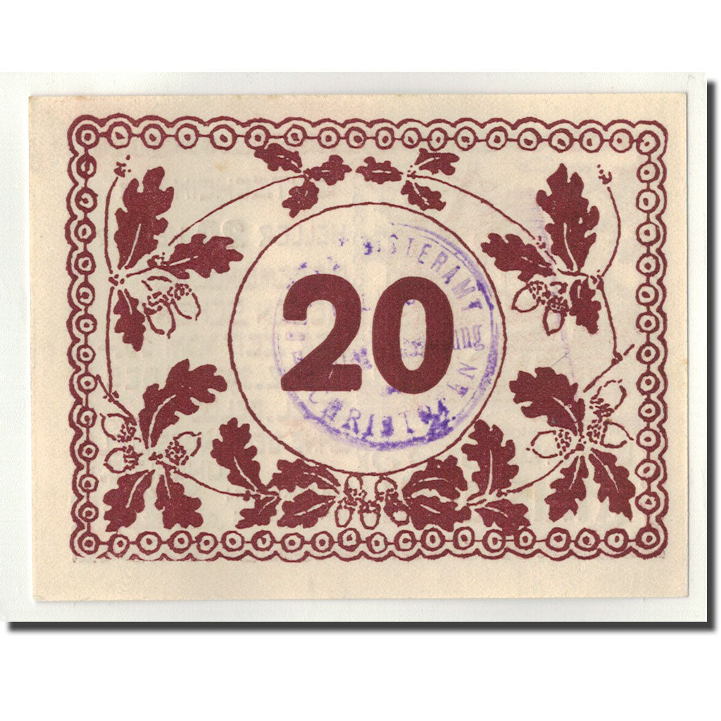 Geldschein, Österreich, Christofen, 20 Heller, gland, 1920, 1920-12-31, UNZ-