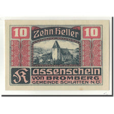 Banconote, Austria, Bromberg, 10 Heller, Eglise, SPL, Mehl:105a