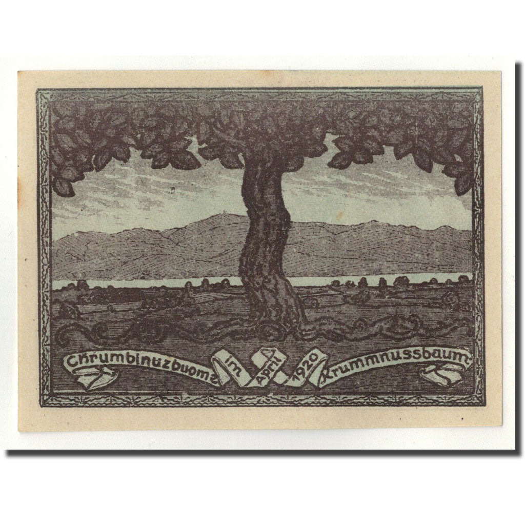 Banknote, Austria, Krummnusbaum, 10 Heller, personnage, 1920, UNC(63), Mehl:488