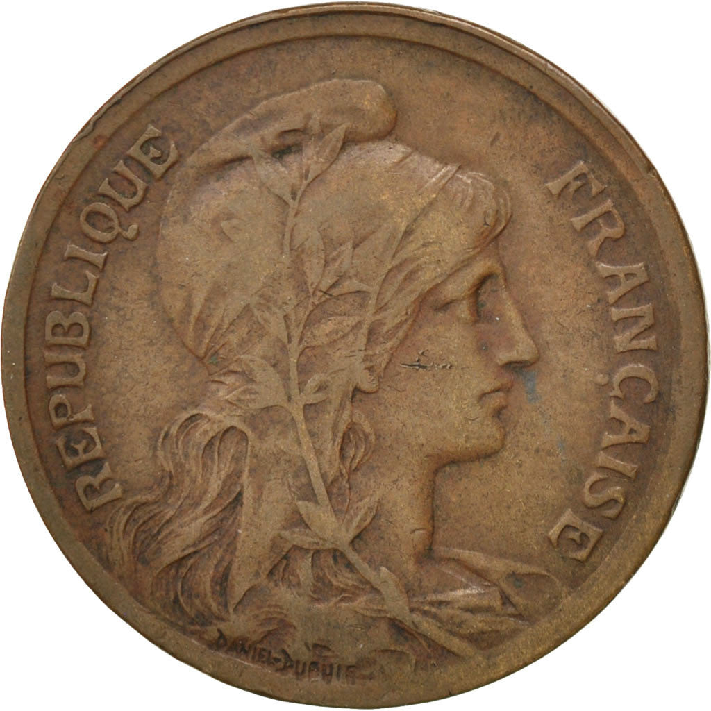 Monnaie, France, Dupuis, 10 Centimes, 1917, Paris, TTB, Bronze, KM:843