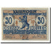 Banconote, Austria, Berndorf, 30Heller, Ecusson, 1920, 1920-04-16, SPL, Mehl:83a