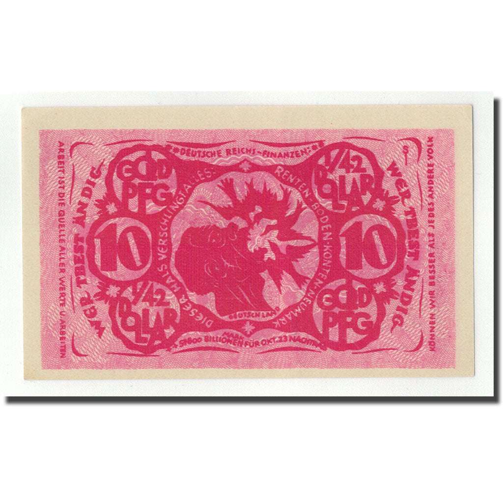 Banknote, Germany, Bielefeld, 10 Pfennig, personnage, 1923, 1923-11-08, UNC(63)