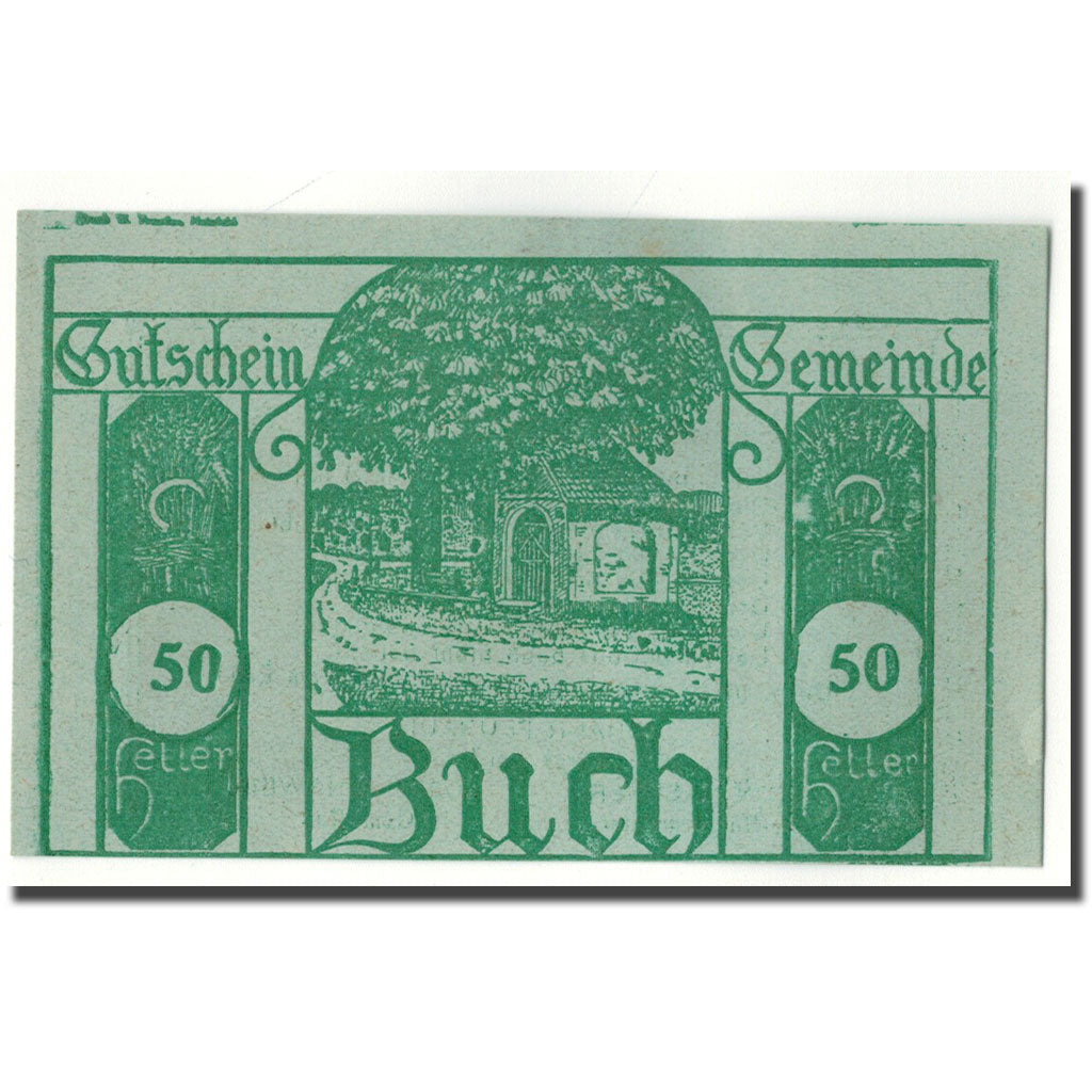Geldschein, Österreich, Buch, 50 Heller, paysage, 1920, UNZ-, Mehl:113a