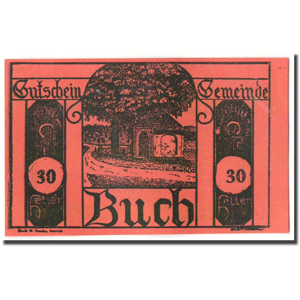 Banknote, Austria, Buch, 30 Heller, paysage, 1920, UNC(63), Mehl:113a