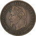 Second Empire, 2 Centimes Napoléon III tête laurée, 1862 BB, Strasbourg, Gadoury