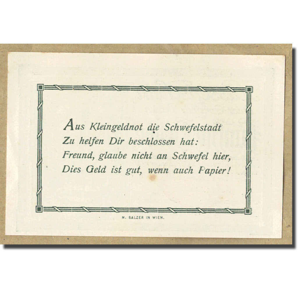 Austria, Baden, 50 Heller, paysage, 1920, 1920-12-31, UNC(63), Mehl:FS 74a