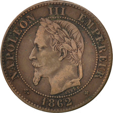 Coin, France, Napoleon III, Napoléon III, 2 Centimes, 1862, Strasbourg
