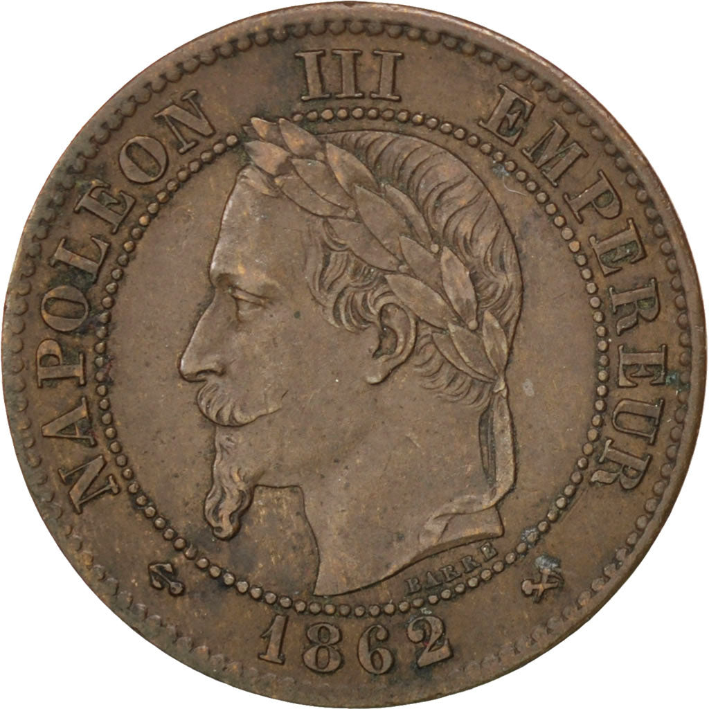 Monnaie, France, Napoleon III, Napoléon III, 2 Centimes, 1862, Bordeaux, TTB+