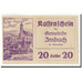 Banknote, Austria, Imbach, 20 Heller, paysage, 1920, UNC(63), Mehl:FS 404 IIa