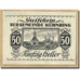 Banknote, Austria, Kuhnring, 50 Heller, paysage, 1920, UNC(63), Mehl:FS 489f