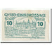 Geldschein, Österreich, Dross, 10 Heller, château, 1920, 1920-12-31, UNZ-
