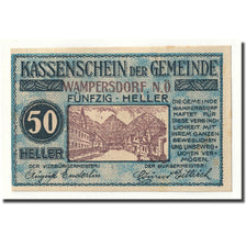 Banknote, Austria, Wampersdorf, 50 Heller, paysage, UNC(63), Mehl:FS 1138a