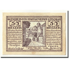 Banknote, Austria, Litschau, 50 Heller, paysage, 1920, 1920-06-01, UNC(63)