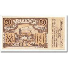 Banknote, Austria, Zell a/d Ybbs, 20 Heller, Ecusson, 1920, 1920-04-10, UNC(63)