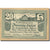 Geldschein, Österreich, Igls, 20 Heller, paysage, 1920, UNZ-, Mehl:FS 403