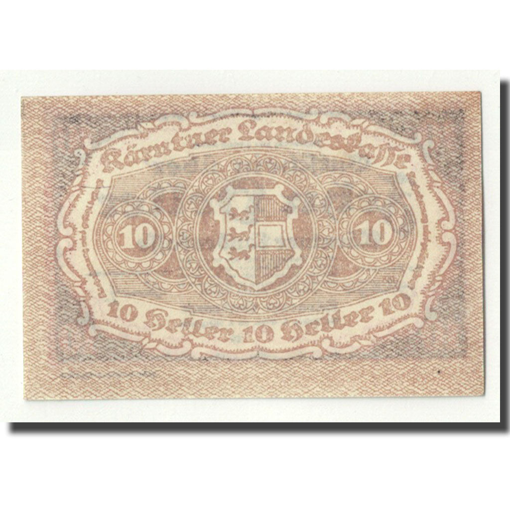 Geldschein, Österreich, Kärntner, 10 Heller, Ecusson, 1920, 1920-03-01, UNZ-