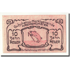 Banknote, Austria, Kremsmünster, 10 Heller, animal, 1920, UNC(63), Mehl:FS 476Ib