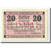 Geldschein, Österreich, Haag, 20 Heller, Ecusson, 1919, 1919-12-20, UNZ-