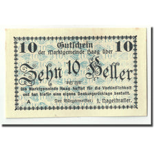Banknote, Austria, Haag, 10 Heller, Ecusson, 1919, 1919-12-20, UNC(63), Mehl:FS