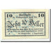 Banknote, Austria, Haag, 10 Heller, Ecusson, 1919, 1919-12-20, UNC(63), Mehl:FS