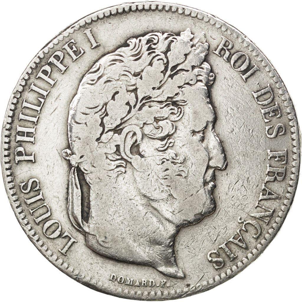Louis-Philippe I, 5 Francs tête laurée, 1832 A, Paris, Gadoury 678