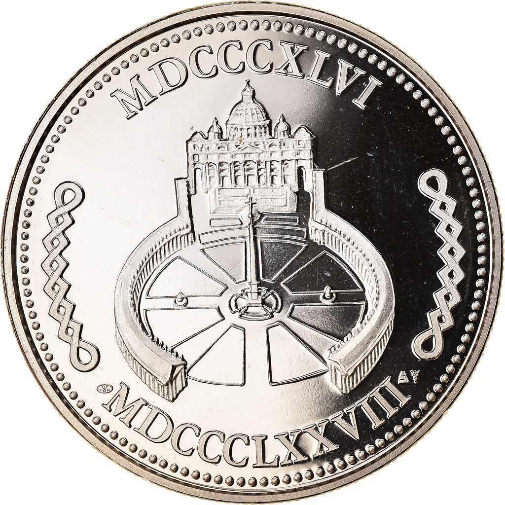 Vatican, Medal, Le Pape Pie IX, MS(63), Copper-nickel