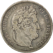 Monnaie, France, Louis-Philippe, 5 Francs, 1840, Paris, TTB, Argent, KM:749.1