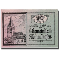 Banknote, Austria, Kleinmünchen, 10 Heller, Eglise, 1920, 1920-06-15, UNC(63)