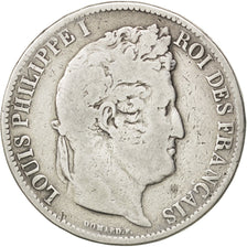 Louis-Philippe I, 5 Francs tête laurée, 1831 B, Rouen, Gadoury 677a