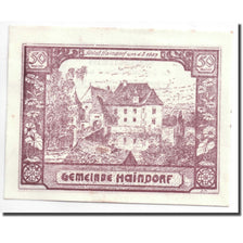 Banknote, Austria, Haindorf, 50 Heller, paysage, 1920, 1920-05-08, UNC(63)