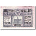 Banknote, Austria, Laa a/d Thaya, 50 Heller, château, UNC(63)