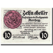 Banknote, Austria, Marchegg, 10 Heller, Ecusson, 1920, 1920-05-01, UNC(63)