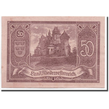 Banknote, Austria, Niederösterreich, 50 Heller, château, 1920, 1920-06-23