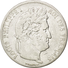Moneta, Francja, Louis-Philippe, 5 Francs, 1839, Rouen, VF(30-35), Srebro