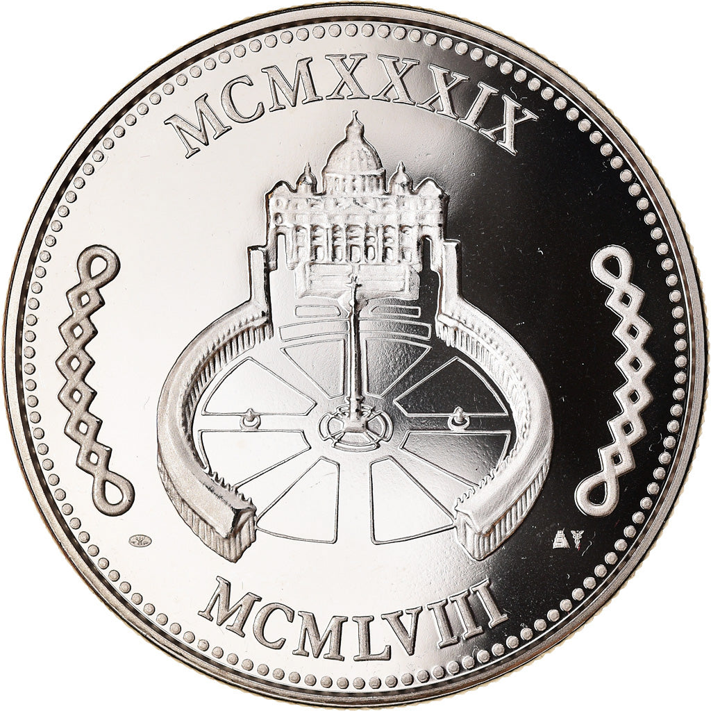 Vatican, Medal, Le Pape Pie XII, MS(63), Copper-nickel