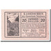 Geldschein, Österreich, Neuhaus, 20 Heller, paysage, UNZ-, Mehl:646c